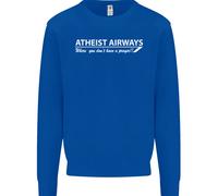 Ateismo Airways Divertente Atheism Bambini Felpa Maglione