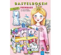 ATELIER COLOR Fata casa per principessa & unicorno set artigianato per bambini 6+ anni da ritagliare, carta giocattoli di carta bricolage & gioco kit modello 3D