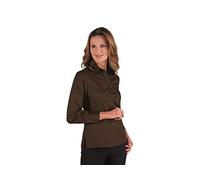 ATELIER DEL RICAMO Camicia Donna Maniche Lunghe-M-Marrone