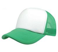 ATELIER DEL RICAMO Cappello Rapper Target Atlantis-Bianco/Verde Prato