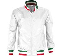 ATELIER DEL RICAMO - Giubbino Uomo United Italia Payper, Colore: Bianco, Taglia: L