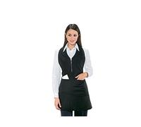 ATELIER DEL RICAMO GREMBIULE CON ZIP E COLLETTO MADEIRA ISACCO-Nero Gessato