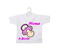 ATELIER DEL RICAMO Mini T-Shirt Bimbo A Bordo-Bianco