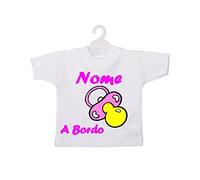 ATELIER DEL RICAMO Mini T-Shirt Bimbo A Bordo-Nero