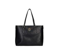 L'Atelier du sac - Borsa shopper Mathilde in ecopelle, nero (27 X 36 X 13 cm)