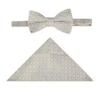 Atelier Torino Set Floreale Per Uomo Con Papillon E Fazzoletto Verde 867100 L04