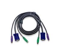 ATEN 10ft PS/2 cavo per tastiera, video e mouse Nero 3 m