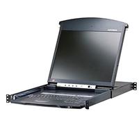 ATEN 16-Port 2,54 cm LCD Cat5e 6 KVM Over IP Switch