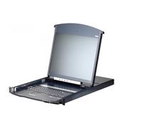 Aten 16-Port Cat 5 Dual Rail 19" LCD KVM over IP Switch with Virtual Media