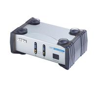 ATEN 2 Port DVI Video Switch On A Single DVI Monitor From Four Computers NEW