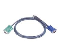 ATEN 2L-5205U KVM Cavo [1x Spina SPHD-15 - 1x Spina VGA, Spina A USB 2.0] 5.00