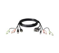 Aten 2L-7D02DH cavo di interfaccia e adattatore HDMI DVI-D Nero