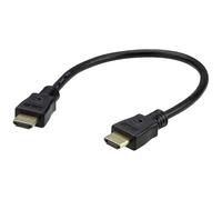 ATEN 2L-7DA3H Cavo HDMI ad alta velocità, nero, 0,3 m