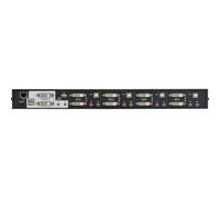 Aten CS1644A switch per keyboard-video-mouse (kvm) Montaggio rack Nero