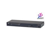 ATEN 8 port RJ45 KVM Support PS/2, USB, SUN USB Server, Daisy Chain, Console USB+PS/2 , Adapter ID NEW