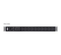 ATEN - Basic Pdu Series Pe0118sg - Stromverteilungseinheit (rack - Einbaufhig) - Wechselstrom 100-240 V - 2400 Va - Eingabe, Eingang Iec 60320 C14 - A - SPEDIZIONE GRATUITA