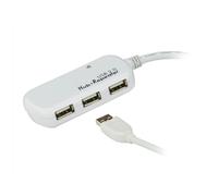 INL Aten UE2120H Cavo USB 2.0 A maschio con HUB 4x A femmina, 12m, Attivo con a