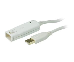 ATEN Cavo extender USB 2.0 da 12 m (Collegamento a margherita fino a 60 m) - 12 m - USB A - USB A - USB 2.0 - 480 Mbit/s - Bianco
