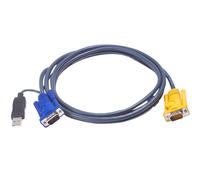 ATEN Cavo KVM USB con SPHD 3 in 1 e convertitore PS/2 a USB integrato 18 m (ATEN 2L-5202UP - kabel til tastatur /)