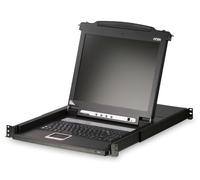 Aten CL1000M - Supporto per computer 43,2 cm (17") 1280 x 1024 pixel, 1280 x 1024 pixel, LCD, 0-50 °C, -20-60 °C, 480 mm, colore: Nero