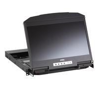 ATEN CL3800NW console a rack 47 cm (18.5") 1920 x 1080 Pixel Metallo, Plastica Nero 1U NEW