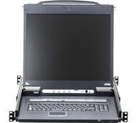 ATEN CL5708IM console a rack 43,2 cm (17") 1280 x 1024 Pixel Metallo, Plastica Nero 1U NEW