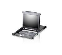 ATEN CL5708M-ATA-GG switch per keyboard-video-mouse (kvm) Montaggio rack Nero NEW