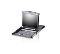 ATEN CL5708M KVM Console Slideaway con Switch KVM 8 Connessioni PS/2 USB - Nero