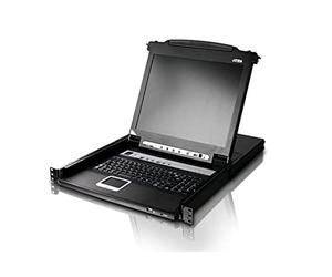 ATEN CL5708M US KVM-Switch 8-Port 17"-LCD Single Rail (PS/2-USB VGA) US-Layout (CL5708M-ATA-AG)