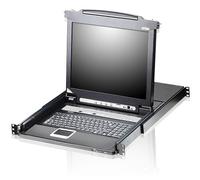 Aten CL5708N Switch per Keyboard-Video-Mouse (kvm) Montaggio Rack Nero