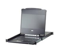 ATEN CL6708MW console a rack 43,9 cm (17.3 ) 1920 x 1080 Pixel Metallo, Plastica Nero 1U - Nouvo