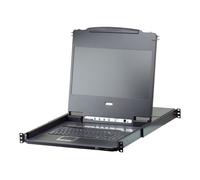 ATEN CL6708MW Consolle KVM con Switch KVM 8 Porte USB Inglese Nero