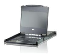 ATEN CL6708MW switch per keyboard-video-mouse (kvm) Montaggio rack Nero NEW