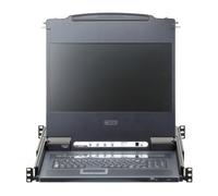 ATEN CL6708MW switch per keyboard-video-mouse (kvm) Montaggio rack Nero NEW