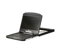 ATEN Console LCD a singola rotaia, molto poco profonda, a grande schermo (USB, VGA) - Nouvo