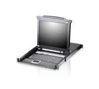 Aten Console USB-PS2 VGA con LCD 17'' da rack 19'', CL1000M