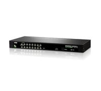 ATEN CS1316-AT-E switch per keyboard-video-mouse [kvm] Montaggio rack Nero (Economical 16-Port PS/2-USB - KVM Switch) [CS1316-AT-E]