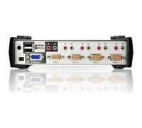 ATEN - CS1734B, USB, PS / 2, USB, PS / 2, VGA, 2048 x 1536 Pixels, Argento, 3,4W