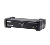 ATEN CS1822 switch per keyboard-video-mouse [kvm] Nero (2 PORT HDMI 4K60 KVMP)