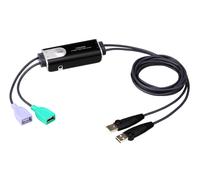 ATEN CS62KM cavo per tastiera video e mouse Nero 18 m