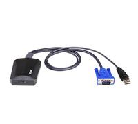 Aten CV211 Nero, Blu cavo e adattatore video