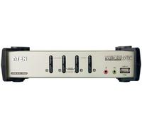 ATEN desktop switch KVMP 4 port PS2/USB with audio (KVM Cables included)
