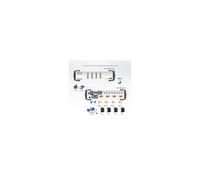 ATEN desktop switch KVMP 4 port PS2/USB with audio (KVM Cables included) NEW
