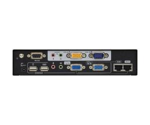 Aten Dual View USB / VGA KVM Extender + Deskew + Audio + RS232 NEW