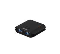 ATEN Essentials US4322 2 x 2 USB 3.2 Gen 1 Sharing Switch, Condividi 2 periferiche USB tra due computer, 5 Gbps, Quick Switch, Compact, Windows, macOS, MacBook, PC, Bus Powered, Plug and Play