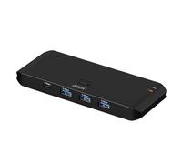 ATEN Essentials US4324 2 x 4 USB 3.2 Gen 1 Sharing Switch, Condividi 4 periferiche USB tra due computer, 5 Gbps, Quick Switch, compatto, selettore di porte remote, Windows, macOS, MacBook, PC, Plug