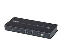 ATEN - IDATA CS-724KM - Switch KM USB a 4 porte illimitato con Cavi, CS724KM