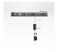 ATEN - KA7170, 100g, Nero, Plastica, RJ-45, Maschio / femmina, VGA