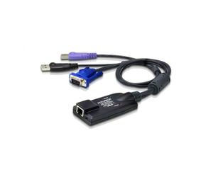 ATEN KA7177 cavo per tastiera, video e mouse Nero (Aten IT KA7177 USB Virtual Me