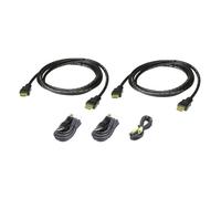 ATEN Kit cavo KVM di sicurezza schermo doppio USB HDMI da 1,8 M (2L-7D02UHX5 2M)